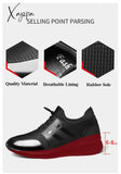 Xajzpa - Men’s Sneakers Quality 6Cm Increasing British Shoes New Breathable Summer Casual Big