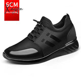 Xajzpa - Men’s Sneakers Quality 6Cm Increasing British Shoes New Breathable Summer Casual Big