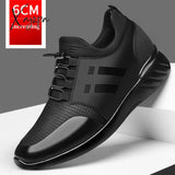 Xajzpa - Men’s Sneakers Quality 6Cm Increasing British Shoes New Breathable Summer Casual Big