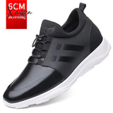 Xajzpa - Men’s Sneakers Quality 6Cm Increasing British Shoes New Breathable Summer Casual Big