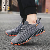 Xajzpa - Men’s Sneakers Running Shoes New Fashion Shock Absorption Soft Comfortable Breathable