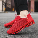 Xajzpa - Men’s Sneakers Running Shoes New Fashion Shock Absorption Soft Comfortable Breathable