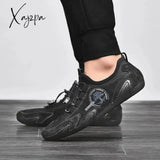 Xajzpa - Men’s Suede Leather Shoes Non-Slip Trend Comfortable Men Outdoor British Fashion High