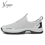 Xajzpa - Men’s Vulcanize Shoe Sneakers Summer Mesh Casual Shoes Breathable Rubber Non-Slip