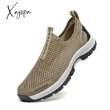 Xajzpa - Men’s Vulcanize Shoe Sneakers Summer Mesh Casual Shoes Breathable Rubber Non-Slip