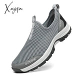 Xajzpa - Men’s Vulcanize Shoe Sneakers Summer Mesh Casual Shoes Breathable Rubber Non-Slip