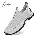 Xajzpa - Men’s Vulcanize Shoe Sneakers Summer Mesh Casual Shoes Breathable Rubber Non-Slip