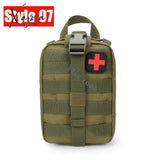 Xajzpa - Military Edc Tactical Bag Waist Belt Pack Hunting Vest Emergency Tools Outdoor Medical