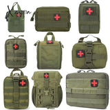 Xajzpa - Military Edc Tactical Bag Waist Belt Pack Hunting Vest Emergency Tools Outdoor Medical