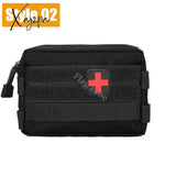 Xajzpa - Military Edc Tactical Bag Waist Belt Pack Hunting Vest Emergency Tools Outdoor Medical