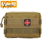 Xajzpa - Military Edc Tactical Bag Waist Belt Pack Hunting Vest Emergency Tools Outdoor Medical