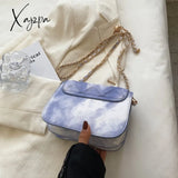 Xajzpa - Mini Messenger Bag Female Fashion Gradient Color Tote Luxury Leather Purses And Handbags