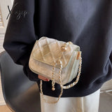Xajzpa - Mini Messenger Bag Female Fashion Gradient Color Tote Luxury Leather Purses And Handbags