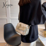 Xajzpa - Mini Messenger Bag Female Fashion Gradient Color Tote Luxury Leather Purses And Handbags