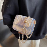 Xajzpa - Mini Messenger Bag Female Fashion Gradient Color Tote Luxury Leather Purses And Handbags