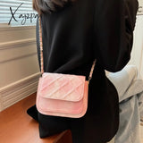 Xajzpa - Mini Messenger Bag Female Fashion Gradient Color Tote Luxury Leather Purses And Handbags