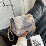Xajzpa - Mini Messenger Bag Female Fashion Gradient Color Tote Luxury Leather Purses And Handbags