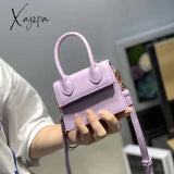 Xajzpa - Mini Small Square Bag Fashion New Quality Pu Leather Women’s Handbag Crocodile Pattern