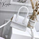 Xajzpa - Mini Small Square Bag Fashion New Quality Pu Leather Women’s Handbag Crocodile Pattern