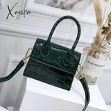 Xajzpa - Mini Small Square Bag Fashion New Quality Pu Leather Women’s Handbag Crocodile Pattern