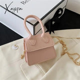 Xajzpa - Mini Small Square Bag Fashion New Quality Pu Leather Women’s Handbag Crocodile Pattern