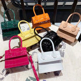 Xajzpa - Mini Small Square Bag Fashion New Quality Pu Leather Women’s Handbag Crocodile Pattern