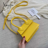 Xajzpa - Mini Small Square Bag Fashion New Quality Pu Leather Women’s Handbag Crocodile Pattern