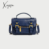 Xajzpa - Mini Vintage Crossbody Messenger Bag Retro Flap Cambridge Casual Handbag & Shoulder Purse