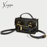 Xajzpa - Mini Vintage Crossbody Messenger Bag Retro Flap Cambridge Casual Handbag & Shoulder Purse