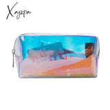 Xajzpa - Miyahouse Laser Cosmetic Bag Women Makeup Case Pvc Transparent Beauty Organizer Pouch