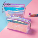 Xajzpa - Miyahouse Laser Cosmetic Bag Women Makeup Case Pvc Transparent Beauty Organizer Pouch