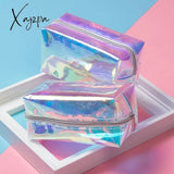 Xajzpa - Miyahouse Laser Cosmetic Bag Women Makeup Case Pvc Transparent Beauty Organizer Pouch