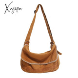 Xajzpa - Multi Pockets Messenger Bag Large Capacity Girl Shoulder Bags Solid Color Women’s