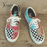 Xajzpa - Multicolor Casual Patchwork Round Comfortable Shoes Shoes Sneakers