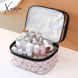 Xajzpa - Multifunction Double Transparent Cosmetic Bag Women Make Up Case Big Capacity Travel