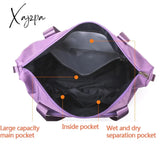 Xajzpa - Multifunctional Women Travel Bags New Large Capacity Folding Waterproof Tote Handbag Duffle