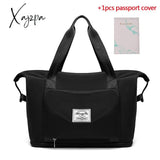 Xajzpa - Multifunctional Women Travel Bags New Large Capacity Folding Waterproof Tote Handbag