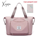 Xajzpa - Multifunctional Women Travel Bags New Large Capacity Folding Waterproof Tote Handbag