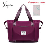 Xajzpa - Multifunctional Women Travel Bags New Large Capacity Folding Waterproof Tote Handbag