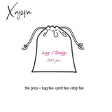 Xajzpa - Natural Linen Jewelry Gift Bags 8X10Cm 9X12Cm 10X15Cm Pack 50 Custom Logo Sack Party Candy