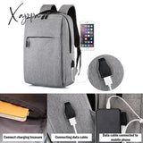 Xajzpa - New 15.6 Inch Laptop Usb Backpack School Bag Rucksack Anti Theft Men Backbag Travel