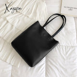 Xajzpa - New Bag Women Fashion Simple Shoulder Bags Korean Style Large-Capacity Luxury Tote For