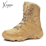 Xajzpa - New Big Size 39-48 Military Boots Outdoor Men Special Force Desert Tactical Comfortable