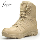 Xajzpa - New Big Size 39-48 Military Boots Outdoor Men Special Force Desert Tactical Comfortable