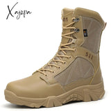 Xajzpa - New Big Size 39-48 Military Boots Outdoor Men Special Force Desert Tactical Comfortable