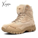 Xajzpa - New Big Size 39-48 Military Boots Outdoor Men Special Force Desert Tactical Comfortable