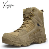 Xajzpa - New Big Size 39-48 Military Boots Outdoor Men Special Force Desert Tactical Comfortable