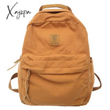 Xajzpa - New Casual Cool Girl Boy Canvas Green Laptop Student Bag Trendy Women Men College Female