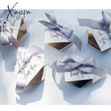 Xajzpa - New Creative Marbling Style Candy Boxes Wedding Favors Party Supplies Baby Shower Thanks