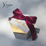 Xajzpa - New Creative Marbling Style Candy Boxes Wedding Favors Party Supplies Baby Shower Thanks